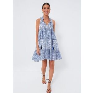 Tuckernuck Ro’s Garden Blue Lavina Sophie tiered dress